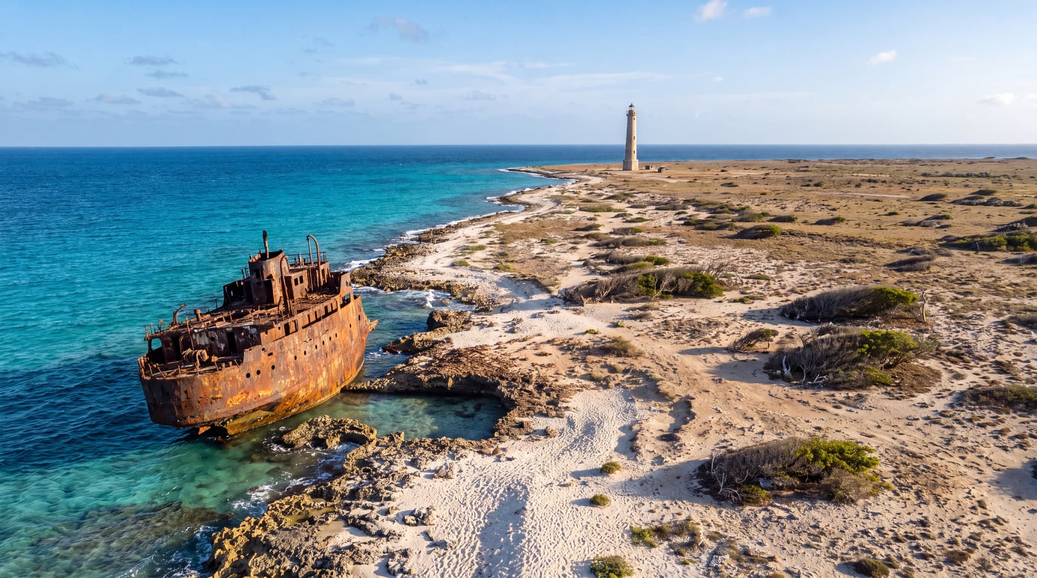 Klein Curacao in Uninhabited island, about 15 miles southeast of the mainland (boat trip only), Curacao